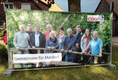 Bauzäune zur Wahl - Mardorf